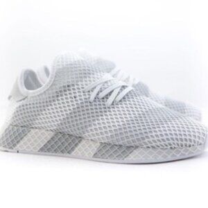 Adidas AC7755 Consortium Deerupt White Grey Sporty Athletic Sneakers Men 8.5